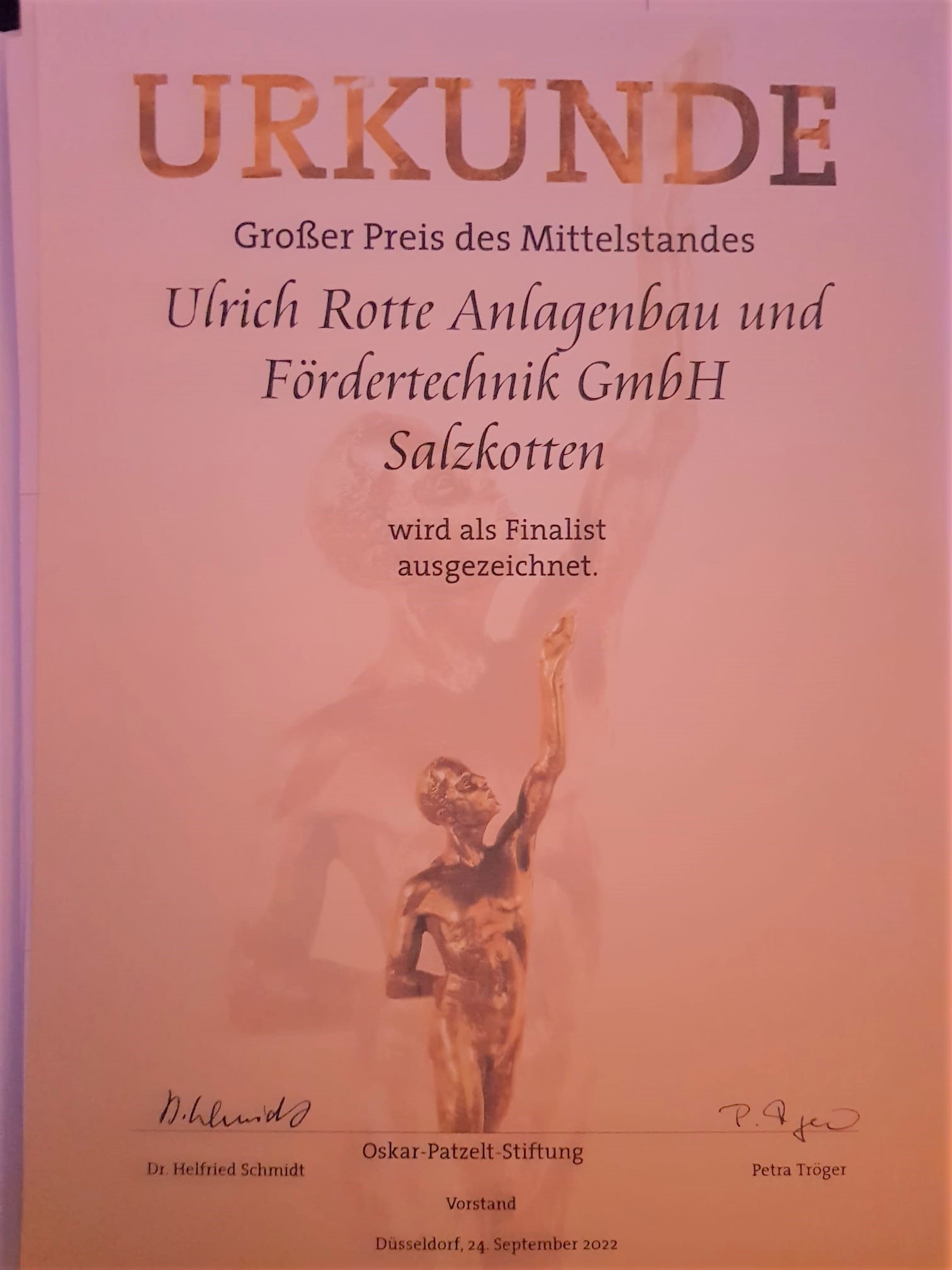 Ausgezeichnet wurden Unternehmen aus dem gesamten Bundesgebiet