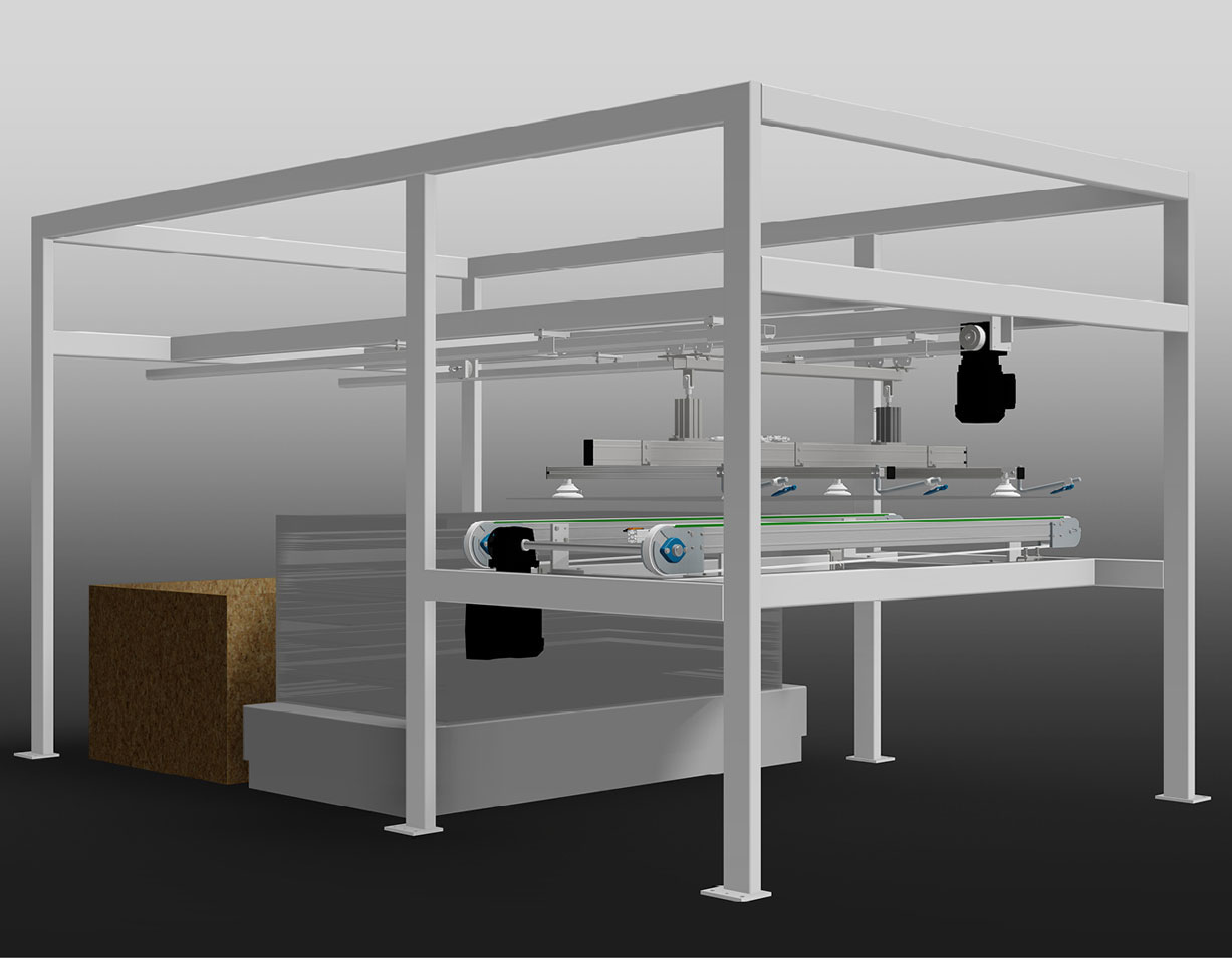 Automatische Glasbeladung