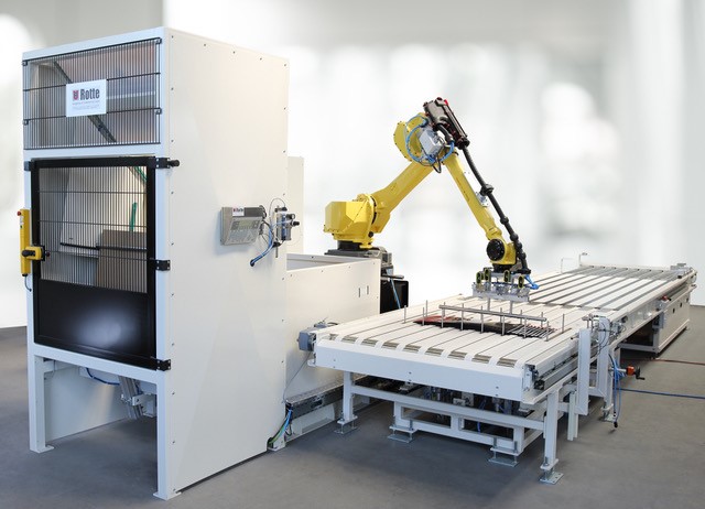 Packaging line with Fanuc robot